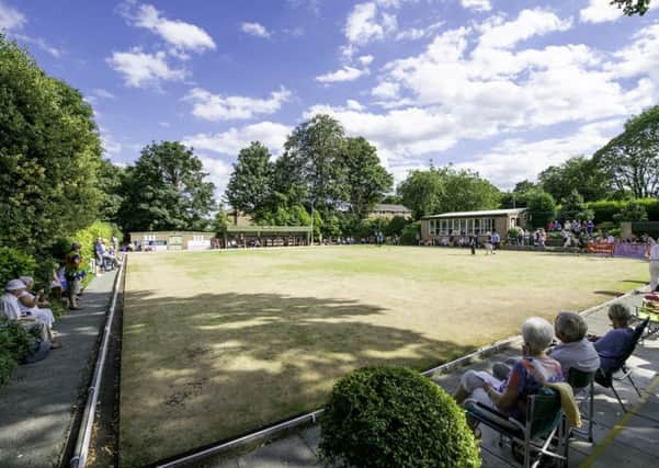 Crowds gather to watch the Sandal Classic bowls competition, which drew some of the best players in the country and was eventually won by Sheffields Dean Missere.